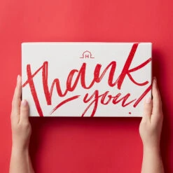 Thank You Treats & Wine Gift Set -Hickory Farms Elegant Shop 13thankyou lid alt 1