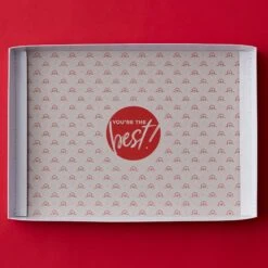 Thank You Give Back Gift Box -Hickory Farms Elegant Shop 14 thank you lid inside alt 1