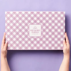 Summer Charcuterie & Chocolate Gift Box -Hickory Farms Elegant Shop 18 spring lid outside 5