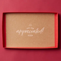 Thank You Charcuterie & Sweets Gift Box With Wine -Hickory Farms Elegant Shop 18 thank you lid inside 1