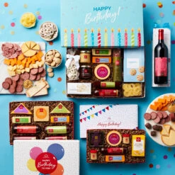 Birthday Charcuterie & Sweets Gift Box With Wine 19 Birthday Charcuterie & Sweets Gift Box With Wine -Hickory Farms Elegant Shop birthday box compare gifts