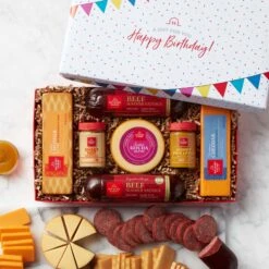 Birthday Summer Sausage & Cheese Gift Box