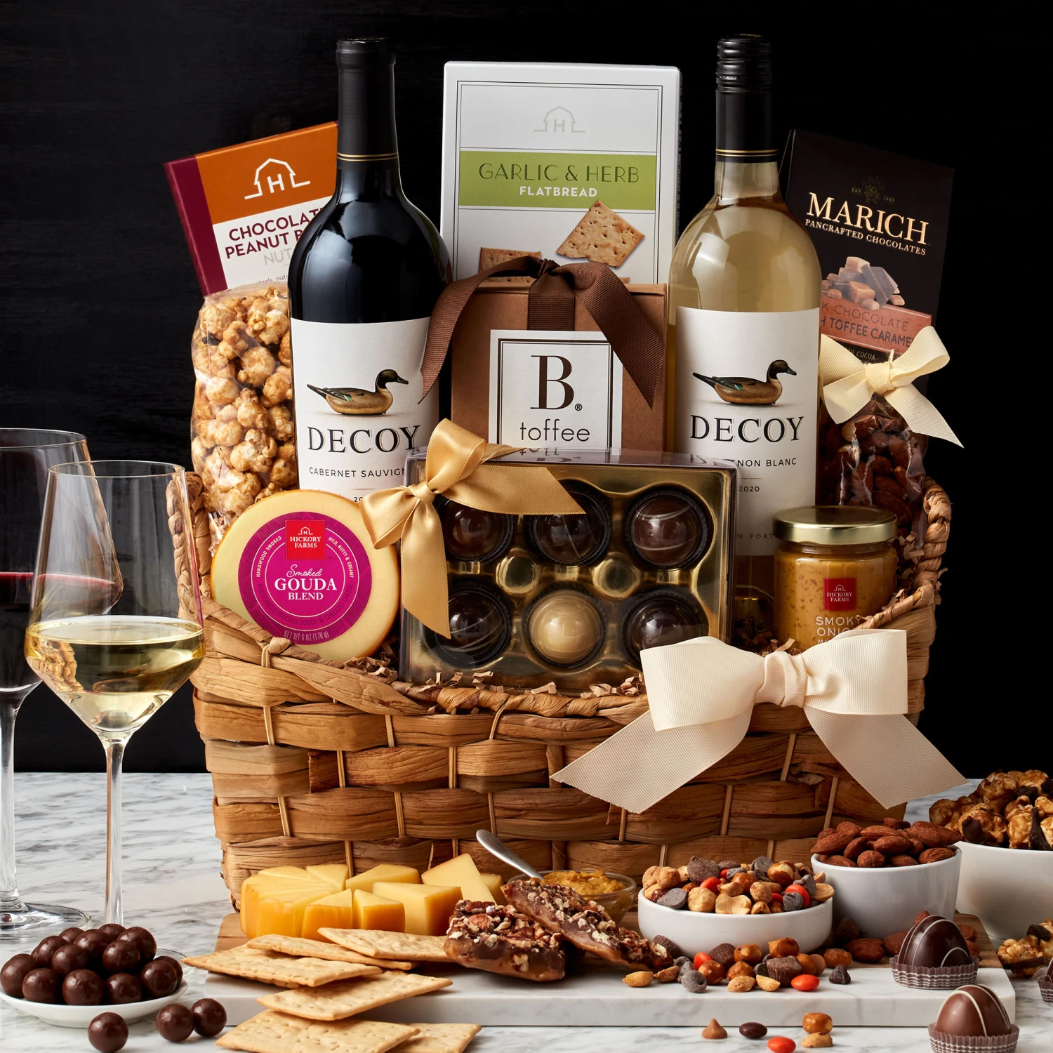 California Vineyards Wine Gift Basket 3 California Vineyards Wine Gift Basket