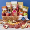 Deepest Condolences Fruit & Snack Gift Basket -Hickory Farms Elegant Shop deepest condolences fruit snack gift basket 006967 1