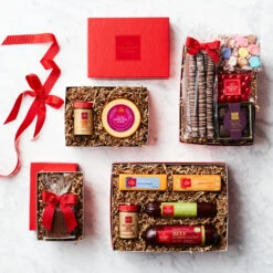 Deluxe Sweet & Savory Gift Tower 8 Deluxe Sweet & Savory Gift Tower -Hickory Farms Elegant Shop deluxe sweet and savory gift tower 000969 2 1