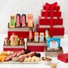 Gourmet Meat & Cheese Gift Tower 1 Gourmet Meat & Cheese Gift Tower -Hickory Farms Elegant Shop gourmet meat cheese gift tower 123340 1 5