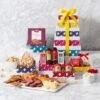 Premium Happy Birthday Gift Tower -Hickory Farms Elegant Shop premium happy birthday gift tower 006562 1 1