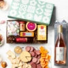 Buds & Blooms Gift Box With Wine 1 Buds & Blooms Gift Box With Wine -Hickory Farms Elegant Shop spring celebration and rose gift set 003357 1 1