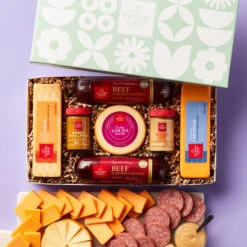 Sunny Summer Sausage & Cheese Gift Box