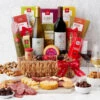 Thank You Sip & Snack Wine Gift Basket -Hickory Farms Elegant Shop thank you deluxe sip snack gift basket 2582 1