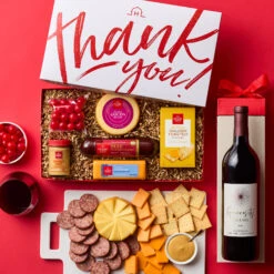 Thank You Treats & Wine Gift Set