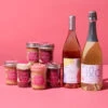 Sweetheart Cupcake 6-Pack & Rosé + Moscato Gift Set -Hickory Farms Elegant Shop valentines day cupcake 6 pack rose moscato gift set 003745 1