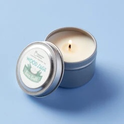 Happy Housewarming Gift Set With Wine 19 Happy Housewarming Gift Set With Wine -Hickory Farms Elegant Shop wood sage sea salt candle blue alt